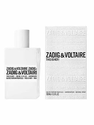 ZADIG & VOLTAIRE | This is Her! Eau de Parfum Vaporisateur 100ml | 